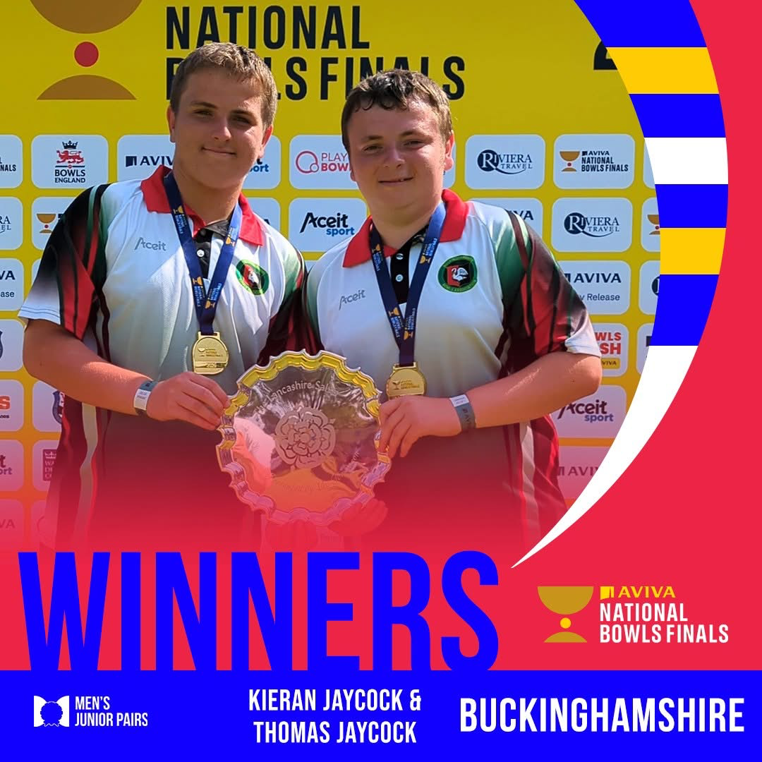 Thomas & Kieran Jaycock National Junior Pairs Winners 2025